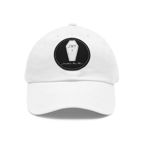 Dad Hat with Leather Patch (Round)
